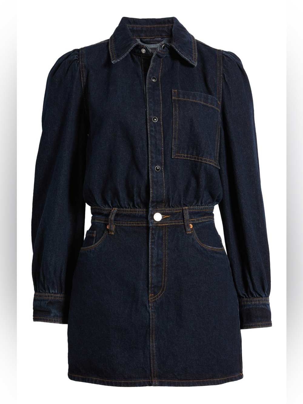 Blank NYC Long Sleeve Denim Minidress